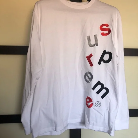 Supreme Scatter Logo L/S Top Supreme Scatter Logo L S Top (FW20) - $78